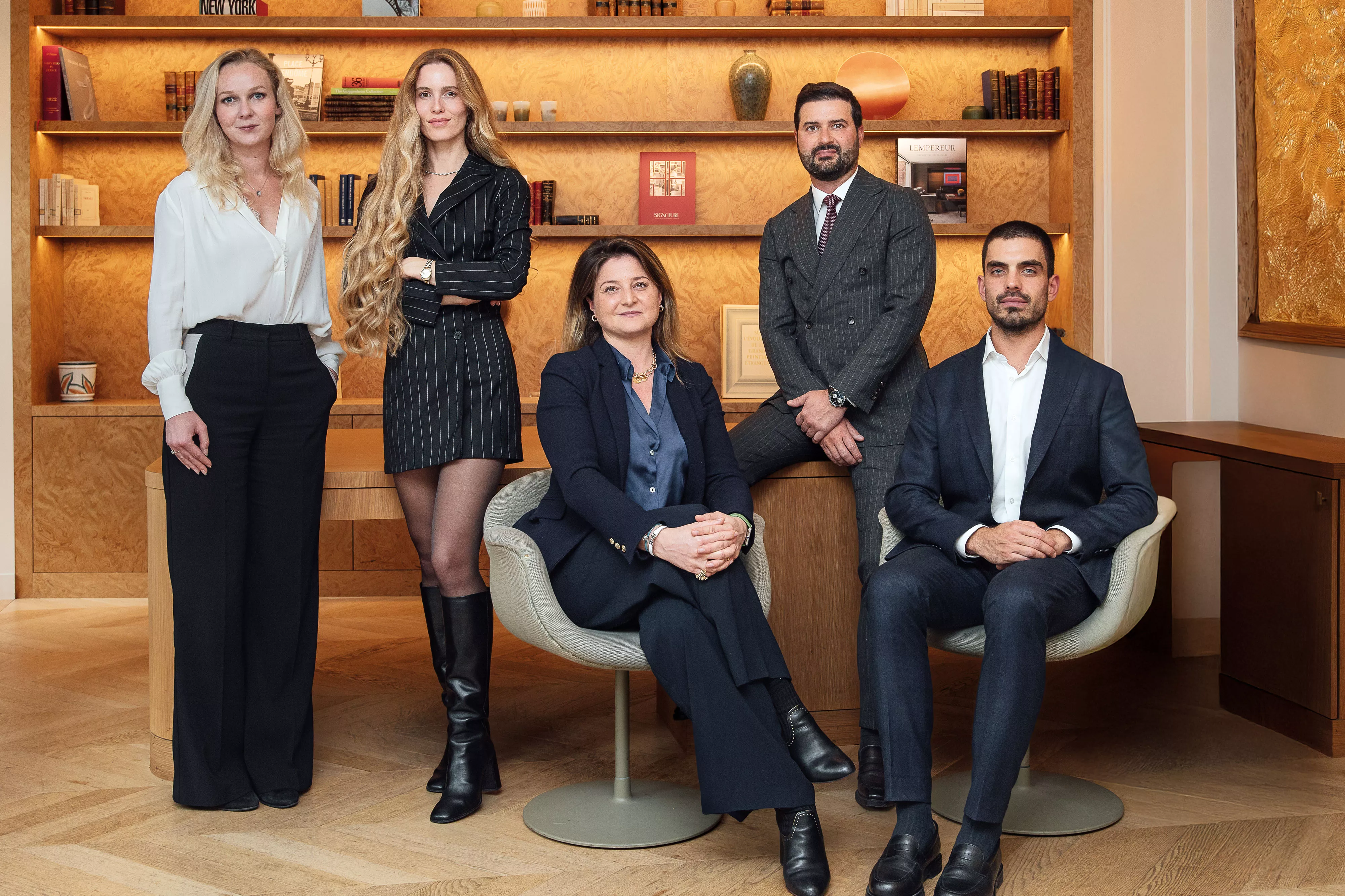 The Junot Fine Properties team in the luxury agency