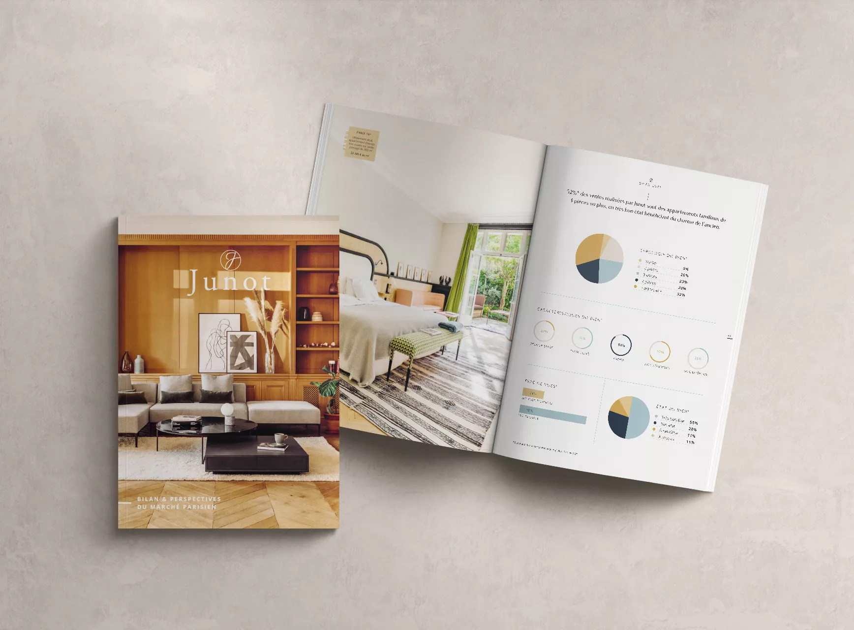 Junot brochure made available to Junot customers